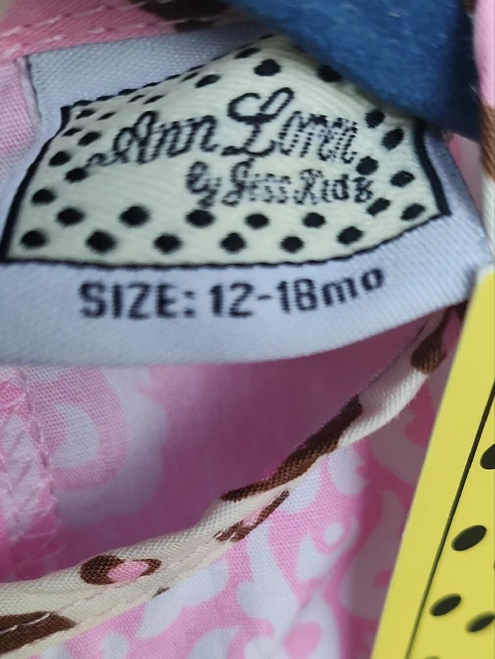 Ann Loren Girls' Pink Top Leggings with Leopard Ruffle-Trim 12-18 Mon